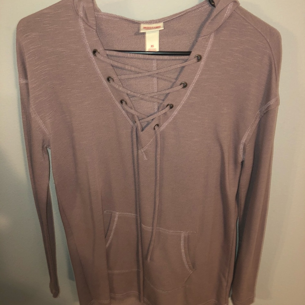 Long sleeve rose gold sweater